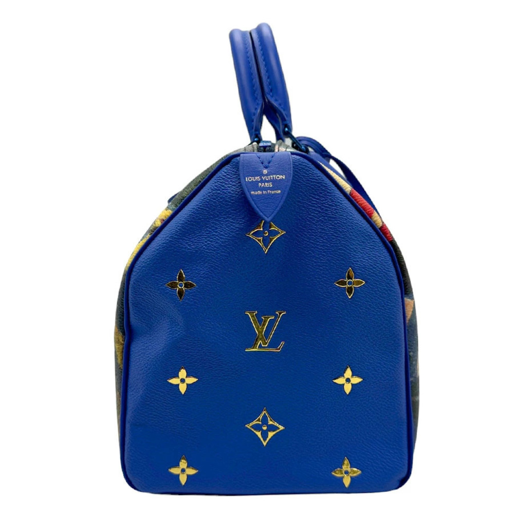 Louis Vuitton Canvas Blue GAUGUIN Handbag Collection Multicolor Masters Speedy